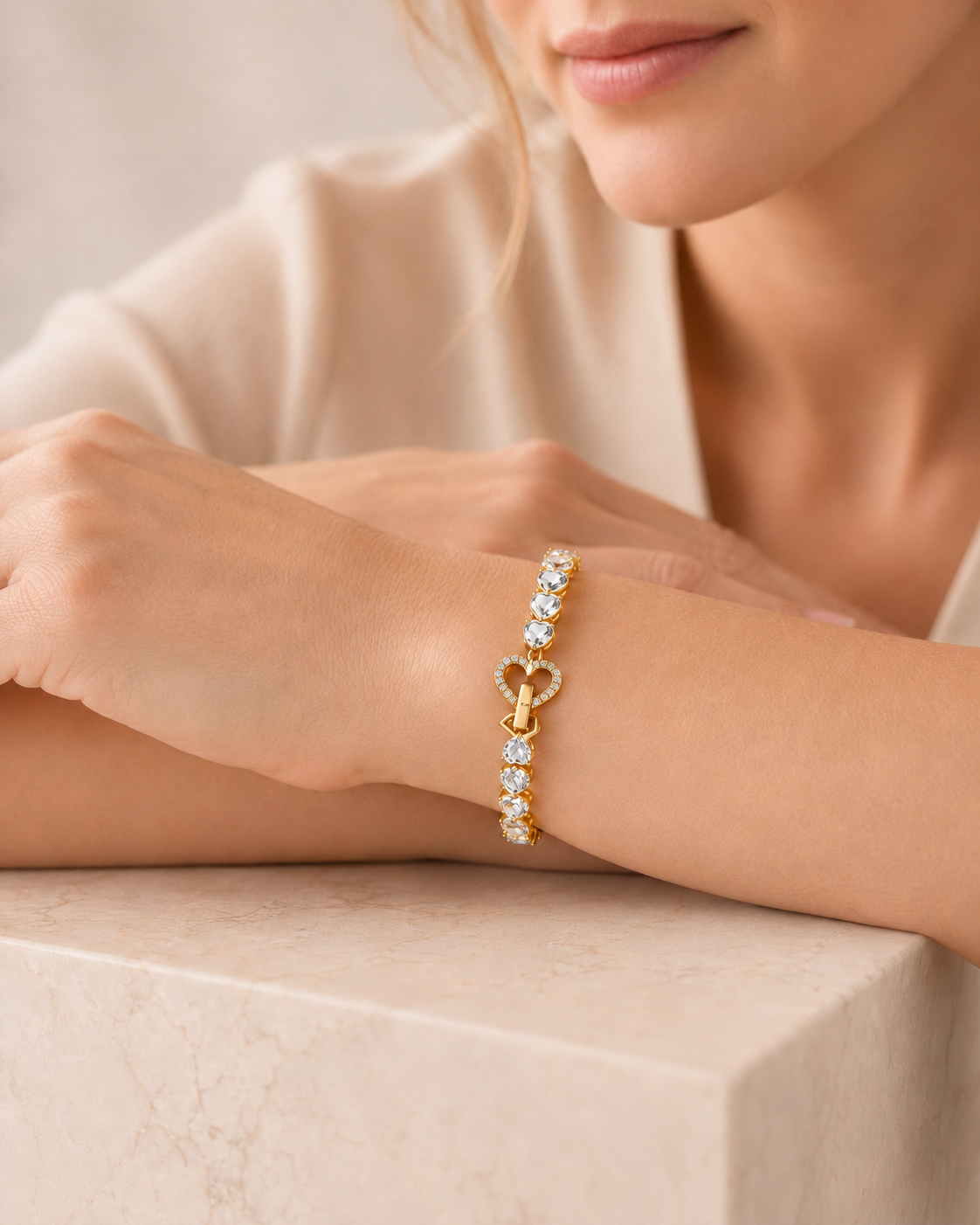 Bracciale Cristallo Pavé