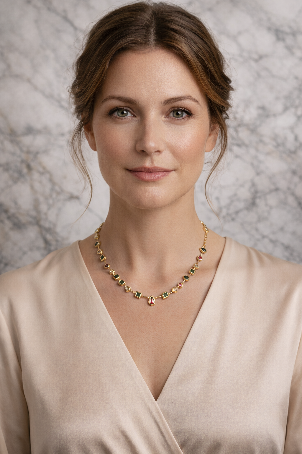 Collana Gemme Colorate Selliq – Zirconi Multicolor