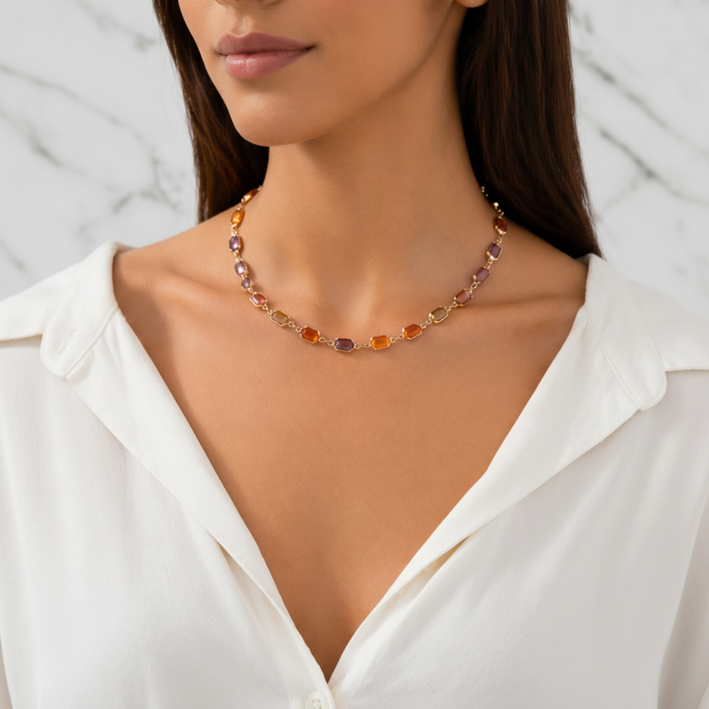 Collana model shot - 1:1 catalogo