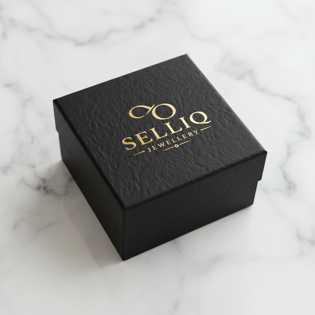 Packaging nero Selliq luxury professionale
