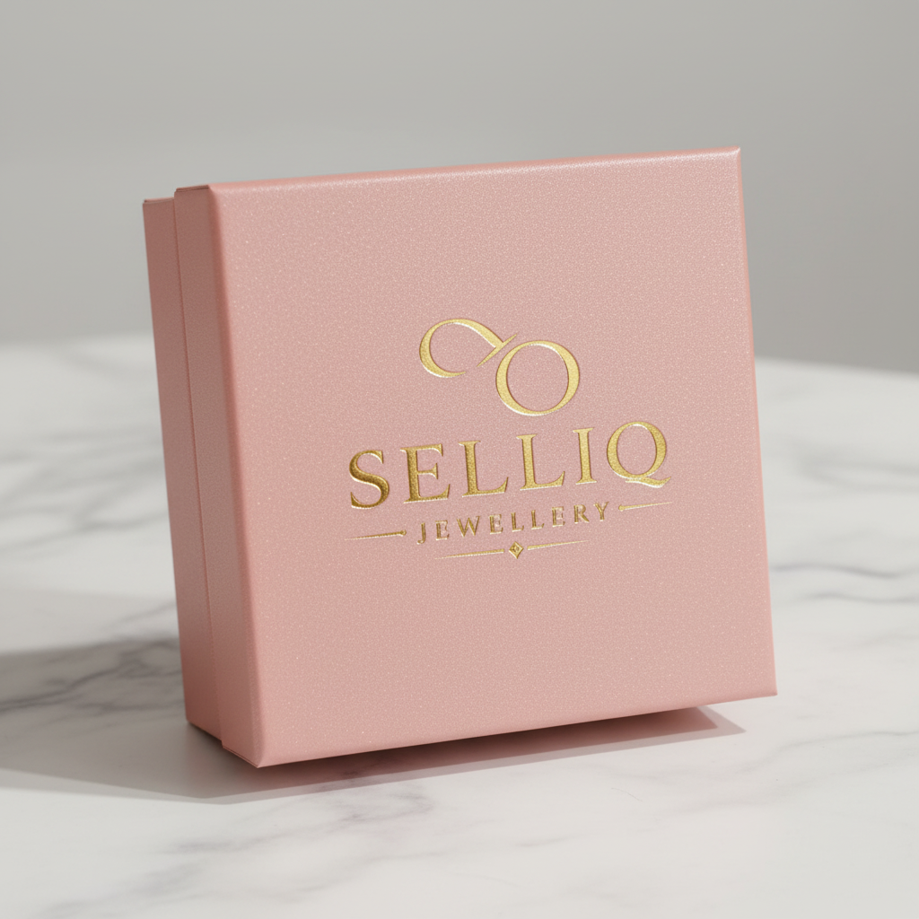 Packaging rosa Selliq luxury professionale